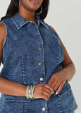 Stonewash Denim Wash Vest