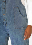 Denim Boyfriend Overalls