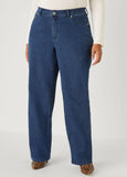 High Waist Straight Leg Jeans