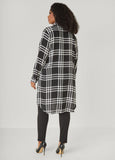 Plaid Tie Front Tunic