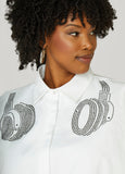Headphones Crystal V Cut Shirt