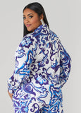 Floral Print Satin Shirt