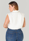 Crystal Bubble Crop Top