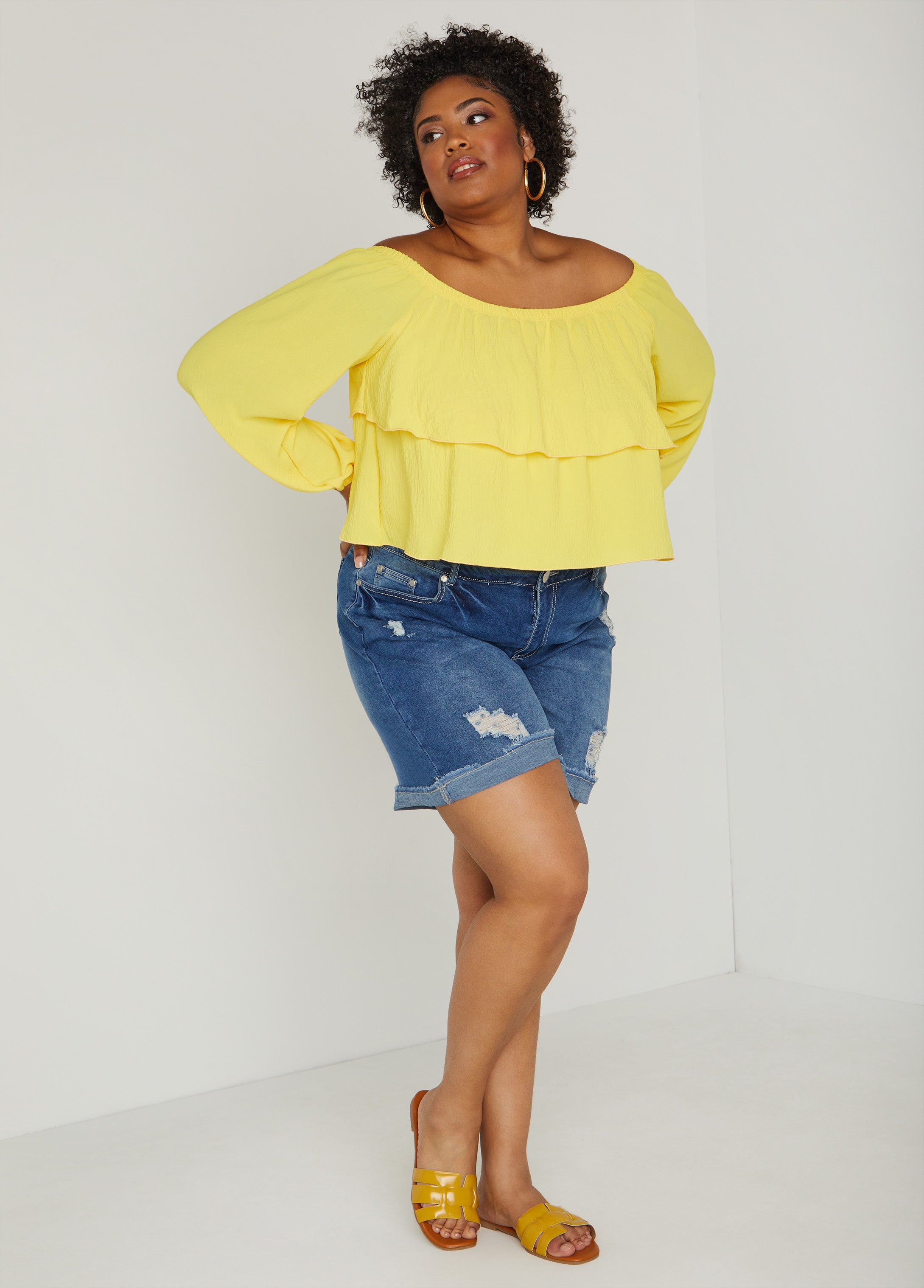 Plus Size Off The Shoulder Top Plus Size Party Top Plus Size Party Top