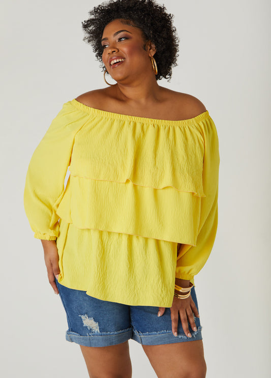 Plus Size Off The Shoulder Top Plus Size Party Top Plus Size Party Top