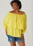 Plus Size Off The Shoulder Top Plus Size Party Top Plus Size Party Top