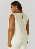 Crochet Paneled Jersey Tank