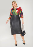 Printed Cowl Neck Blouse
