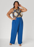 Chain Trimmed Animal Print Cami
