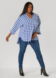 Checked Hi Low Shirt