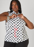 Blessed Tie Neck Top
