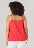 Textured V Neck Cami