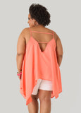 Crepe Handkerchief Tank