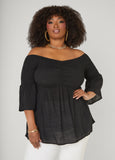 Off The Shoulder Smocked Top