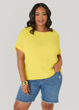 Cuffed Textured Top