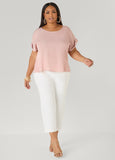 Cuffed Chambray Tee