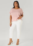 Cuffed Chambray Tee