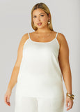Plus Size Crepe De Chine Cami