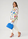 Face Print Collared Shirt