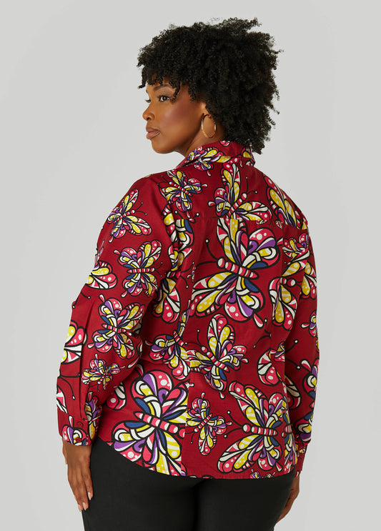 Butterfly Print Shirt