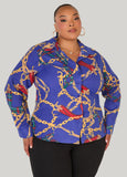 Chain Cotton Blend Shirt