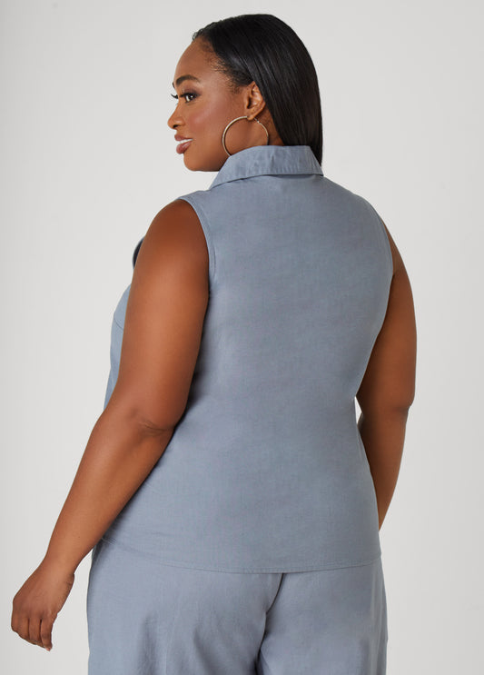 Cotton And Linen Blend Shirt