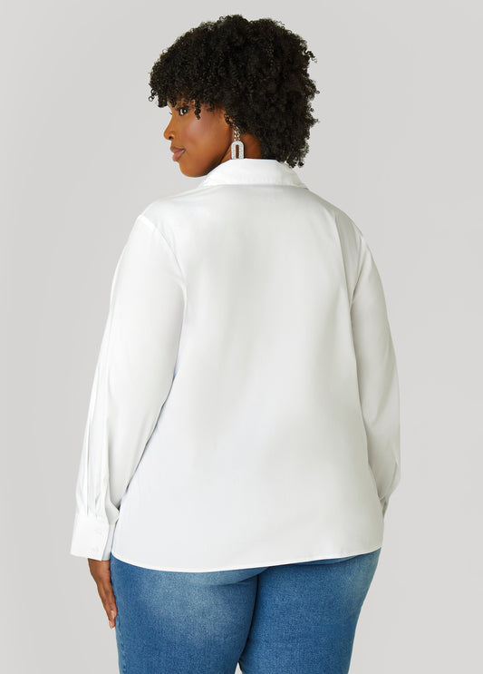 Crystal Heart Applique Shirt