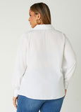 Collared V Neck Shirt