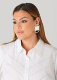 Crystal Cotton Blend Shirt