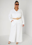 Long Sleeved Linen Blend Shirt
