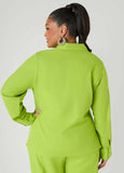 Long Sleeved Linen Blend Shirt