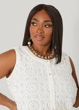 Crochet Button Front Top