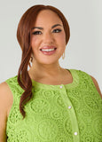 Crochet Button Front Top