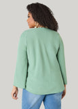 Textured Cowl Neck Blouse
