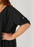 Textured Open Front Kimono