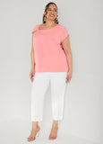 Embellished Crepe Top