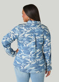 Camo Print Chambray Shirt