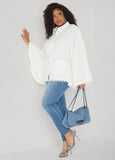 Bell Sleeved Denim Poncho