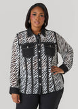 Zebra Organza Shirt