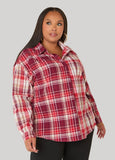 Plaid Flannel Pullover Shirt