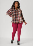 Plaid Flannel Pullover Shirt