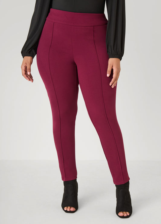 Pintucked Pull On Leggings