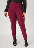 Pintucked Pull On Leggings