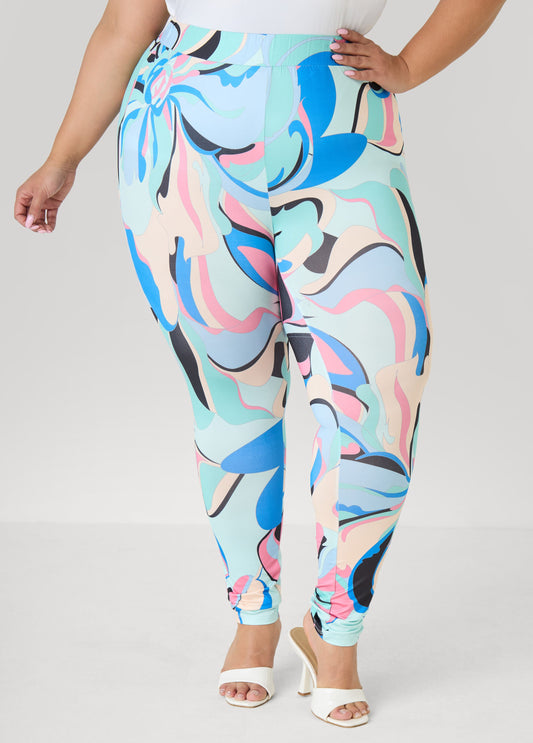 Floral High Rise Leggings