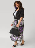 Geo Print Scuba Maxi Skirt
