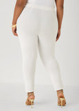 Crepe Pull On Leggings