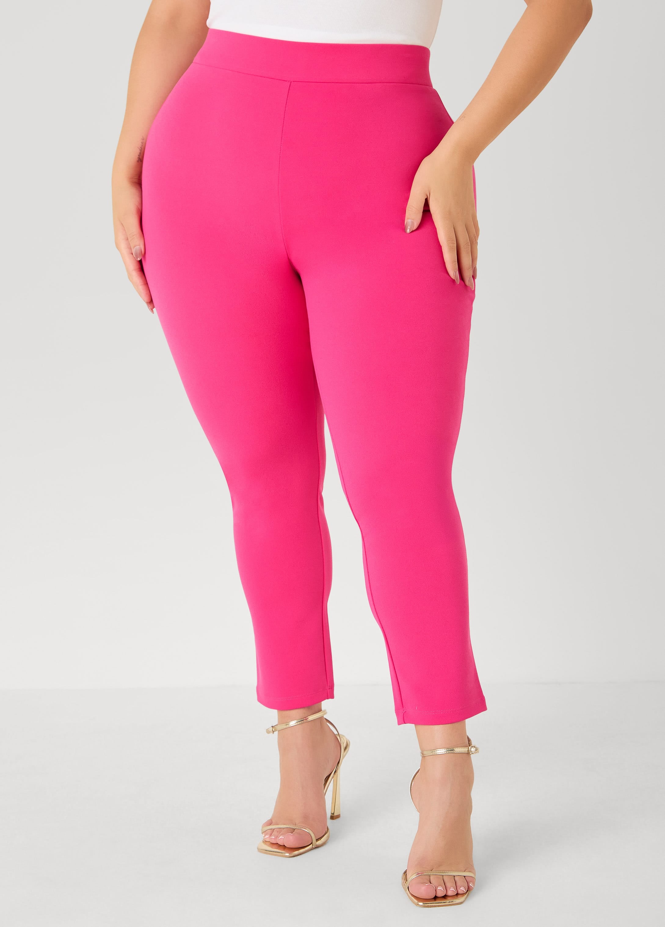 Pull On Crepe Leggings – Ashley Stewart