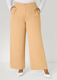 Pleated Wide Leg Pants