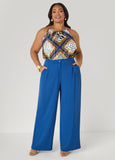 Pleated Wide Leg Pants