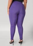 Striped Liquid Leggings